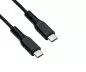 Preview: Cabo de carregamento USB tipo C para C, preto, caixa, 1,5 m 2x ficha USB tipo C, 60W, 3A, caixa DINIC